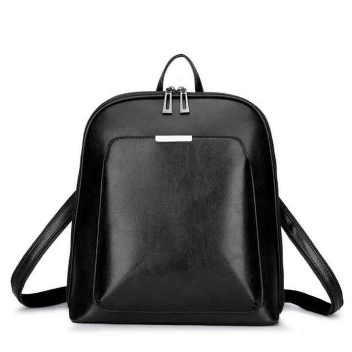 Stella | Classic backpack with double zip closure and simple design