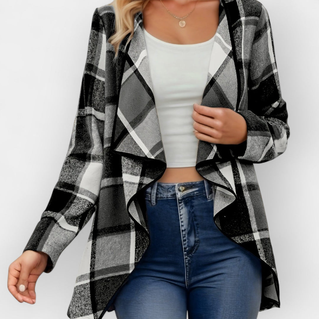 Modern Checkered Coat