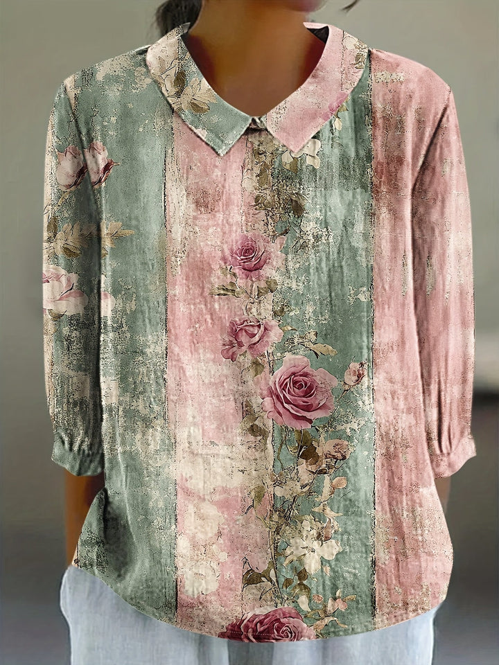 Aniya-Vintage Floral Print Shirt