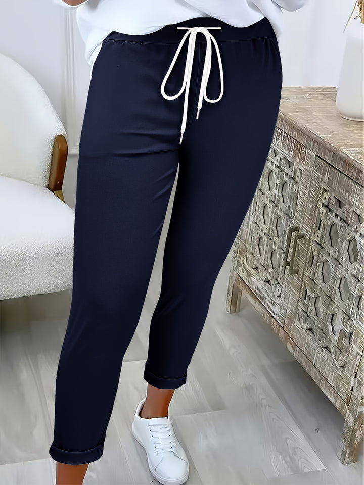 Keira | High-Waist Drawstring Joggers