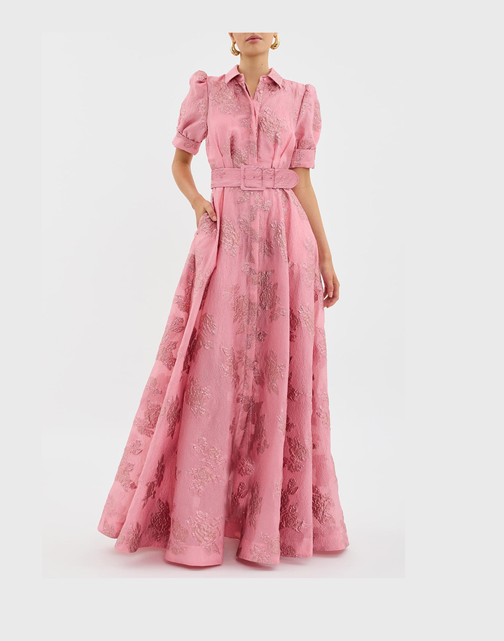 Olivia | Dress with Short Puffed Sleeves