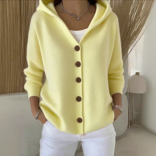 Claire | Hooded Knit Cardigan