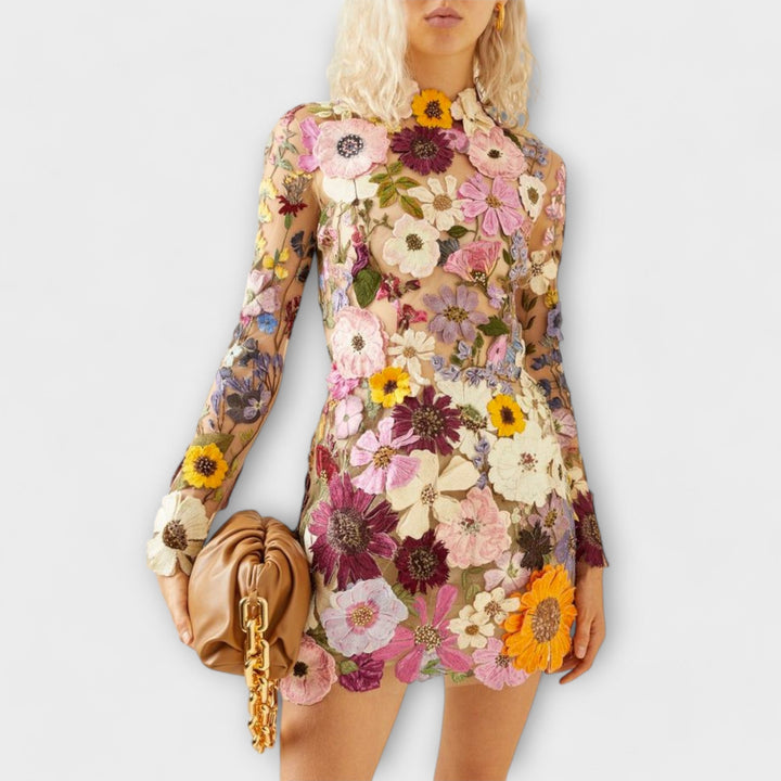 Dolores – 3D Floral Dress