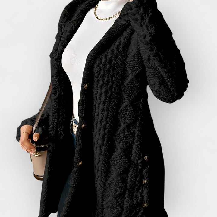 Warm Hooded Cardigan
