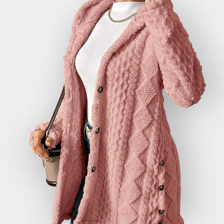 Warm Hooded Cardigan