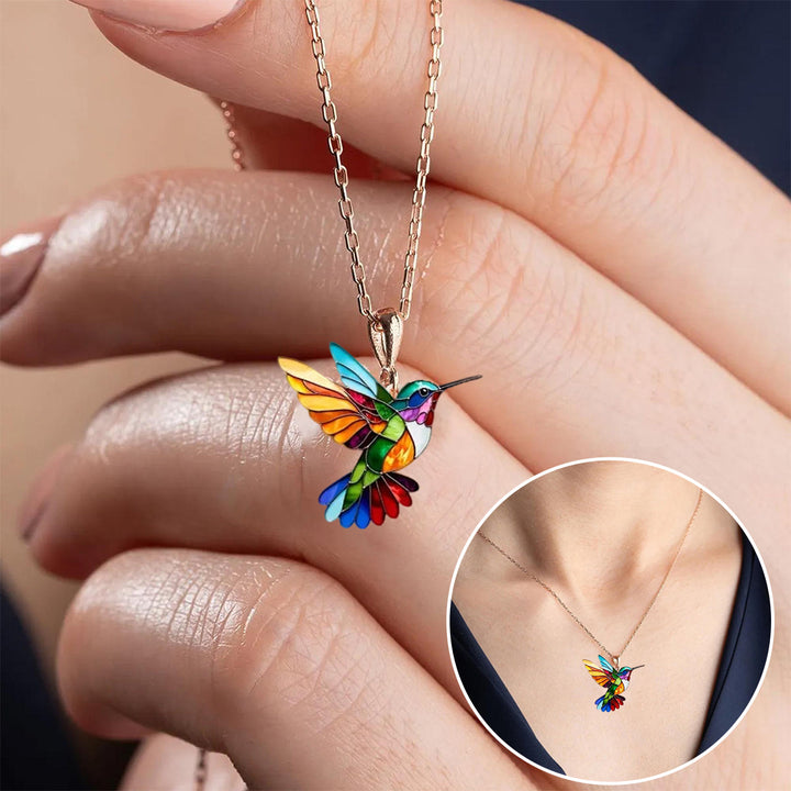 Noella | Hummingbird Necklace & Earrings