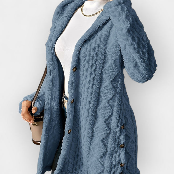 Warm Hooded Cardigan