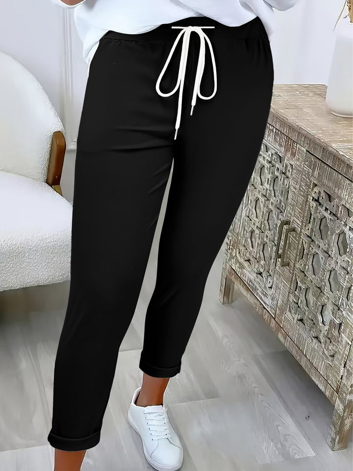 Keira | High-Waist Drawstring Joggers