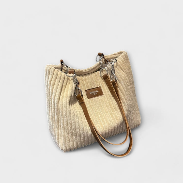 Soft Corduroy Shoulder Bag