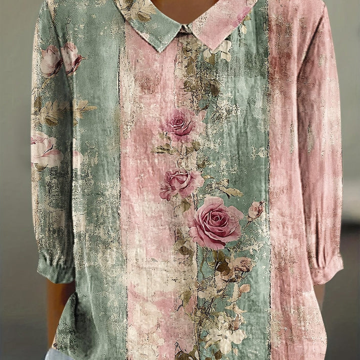 Aniya-Vintage Floral Print Shirt