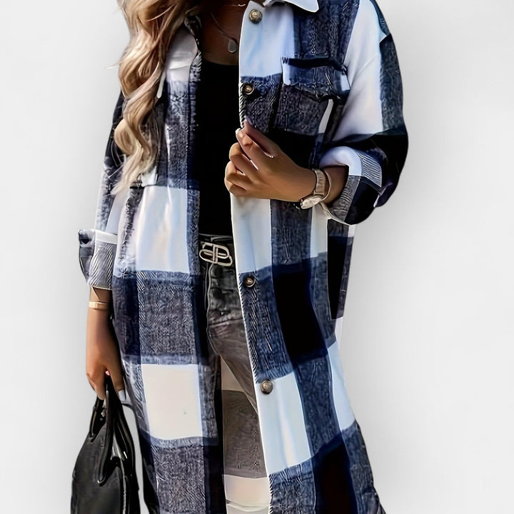 Long Fleece Shirt with Pockets