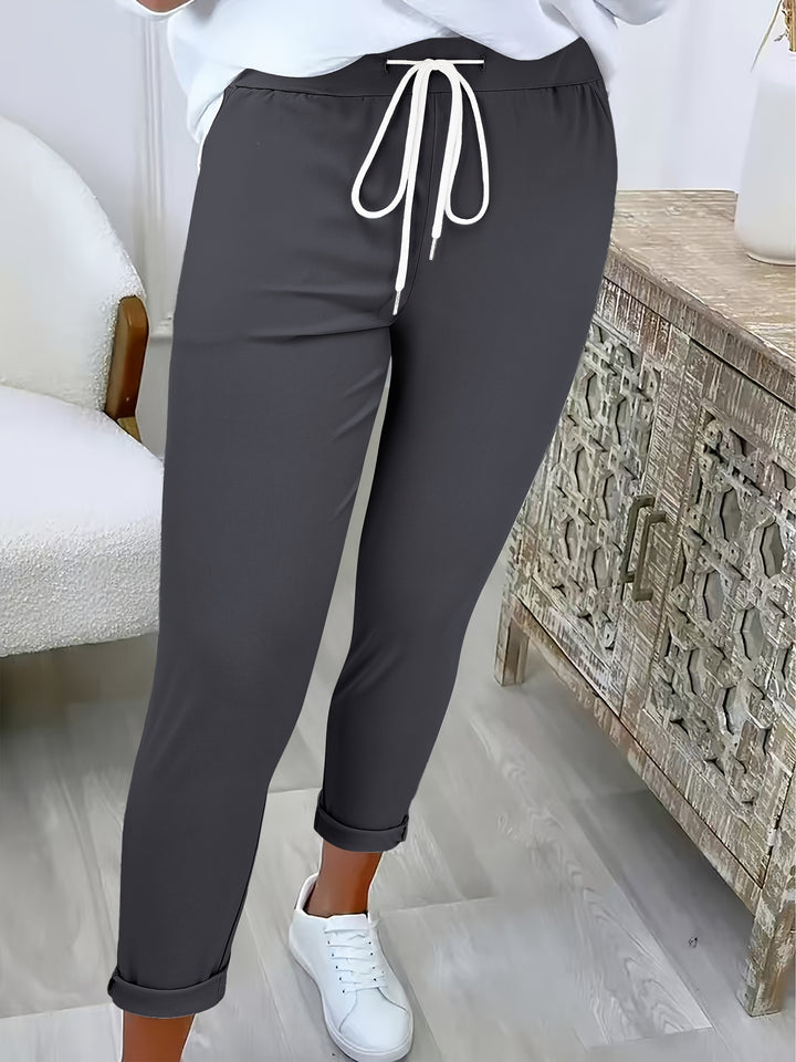 Keira | High-Waist Drawstring Joggers