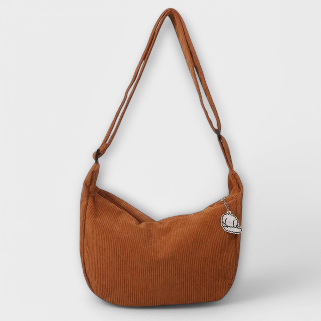 Corduroy Shoulder Bag for Women