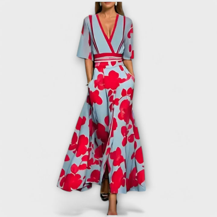 Zanele – Elegant Floral Dress