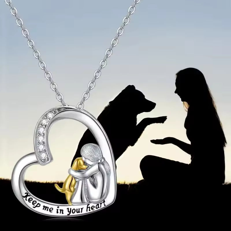 Dog Embrace Necklace