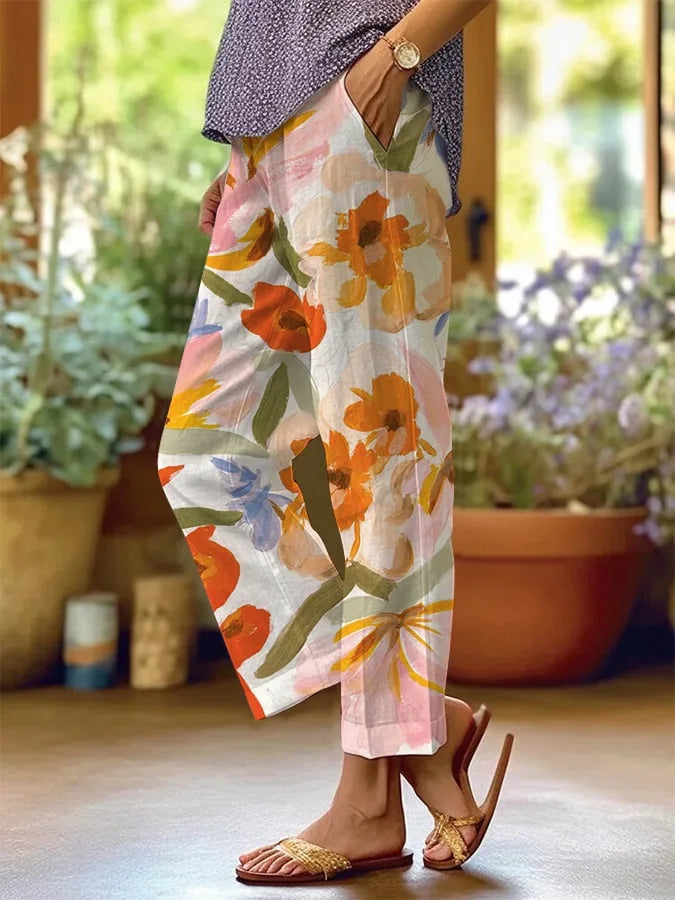 Ayla | Boho Print Pants