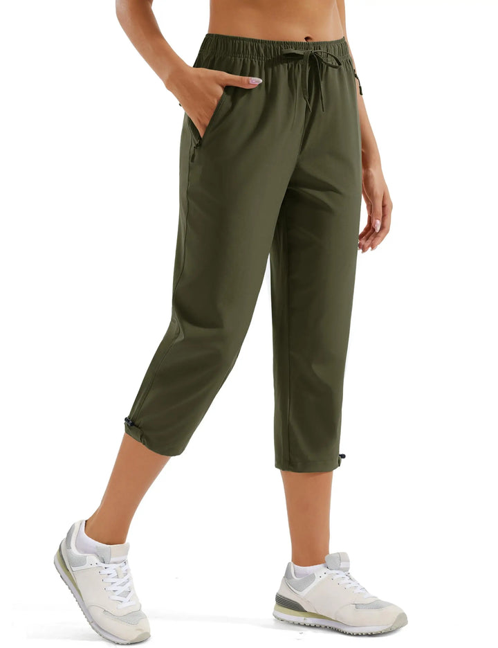 Ava | Stretch Crop Jogger Pants