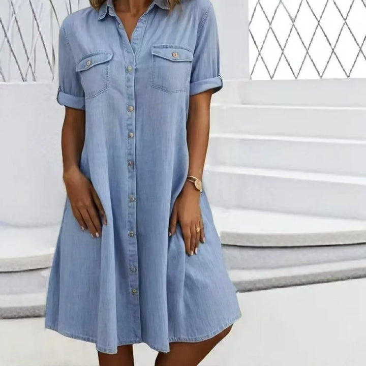 Sienna | Denim Shirt Dress
