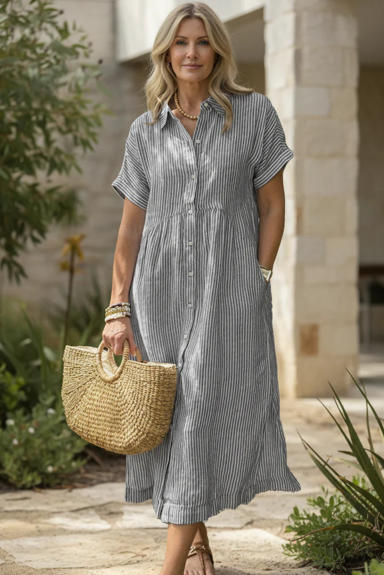 Maria | Loose Stripe Dress