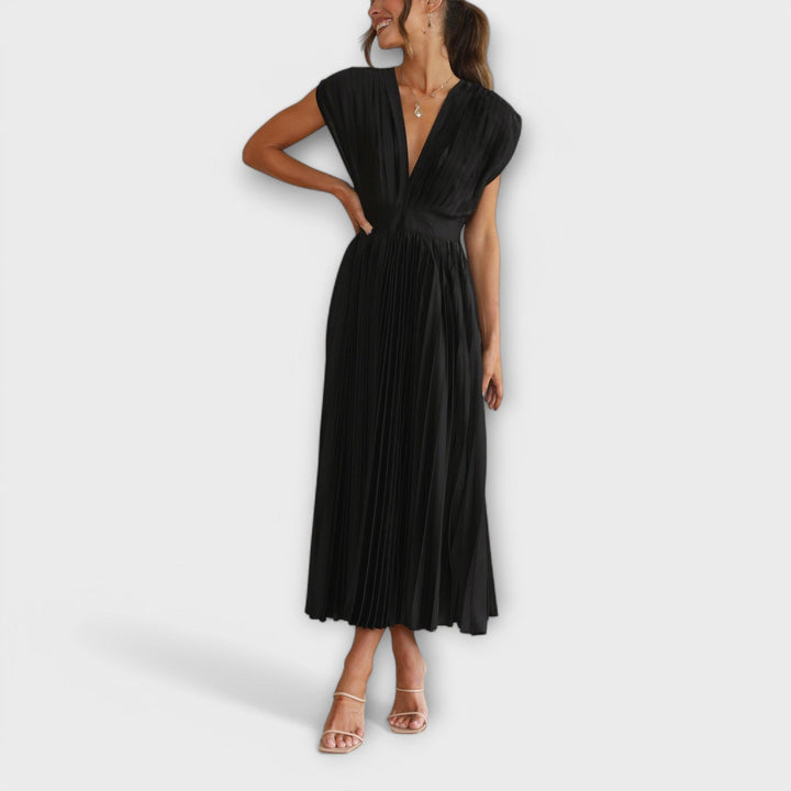 Stylish Pleated Dress