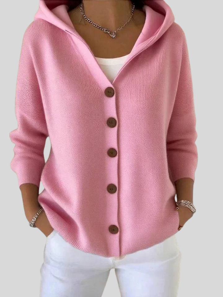Claire | Hooded Knit Cardigan