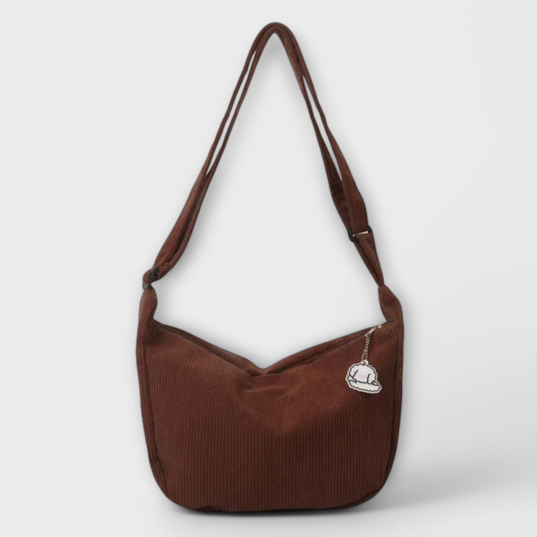Corduroy Shoulder Bag for Women