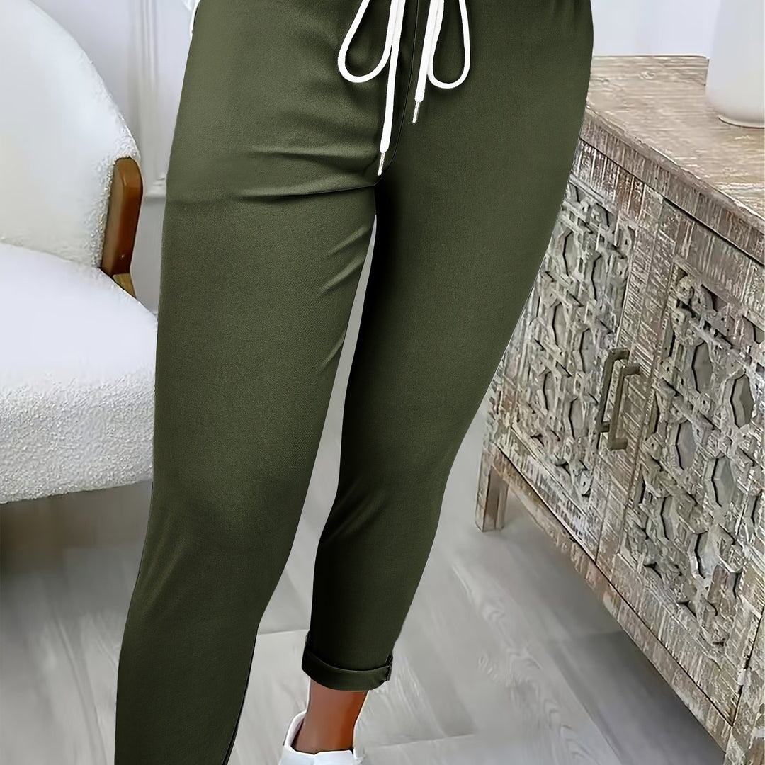 Keira | High-Waist Drawstring Joggers