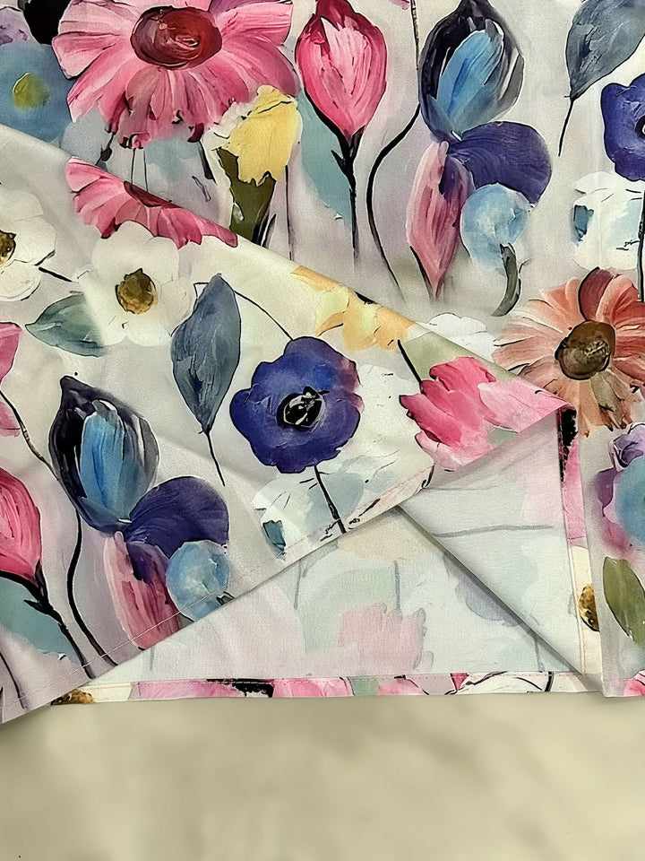 Anita-Vintage Floral Print Casual Blouse