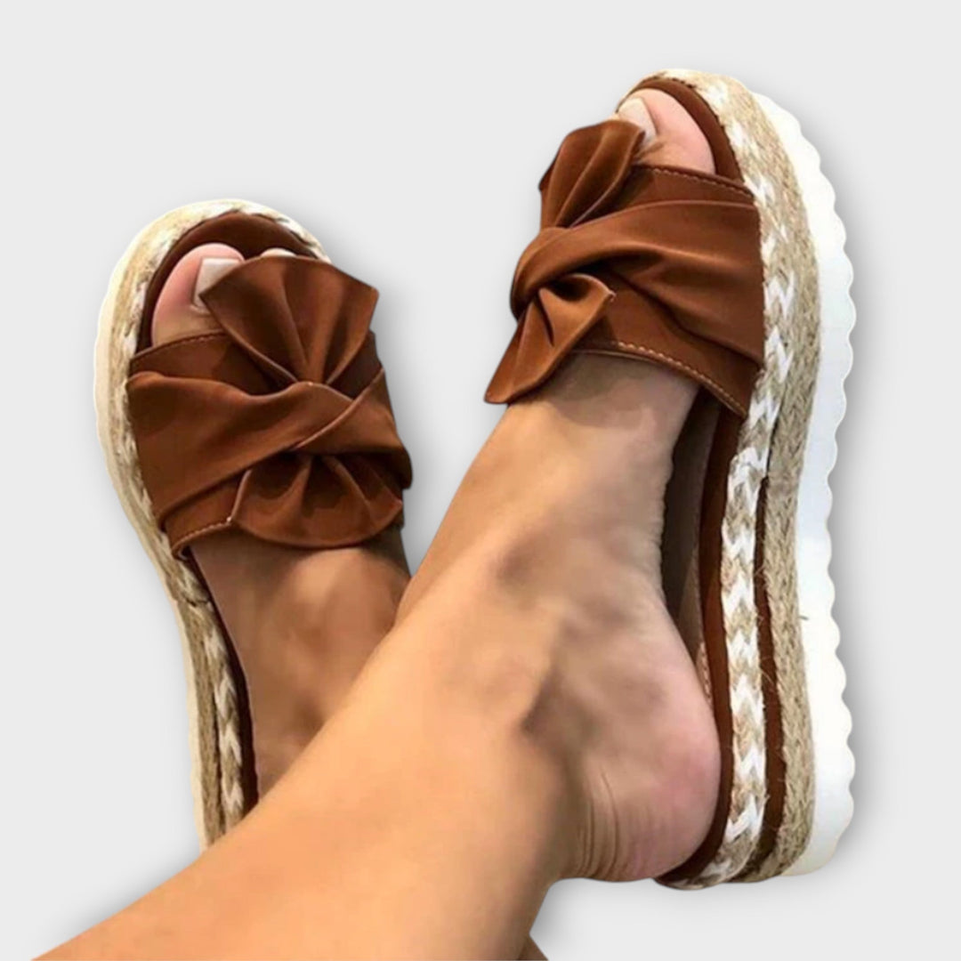 Orthopedic Sandals with Bow