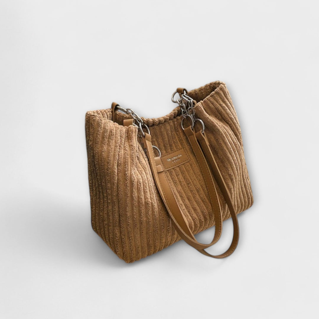 Soft Corduroy Shoulder Bag