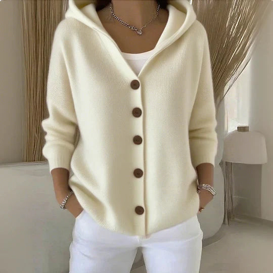 Claire | Hooded Knit Cardigan