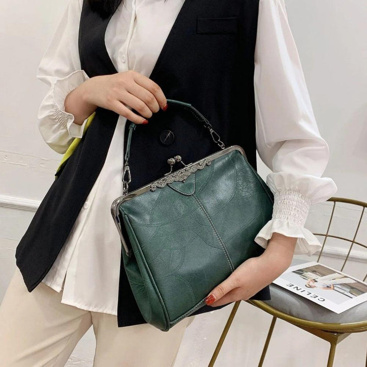 Mila | Vintage Style Flap Closure Handbag
