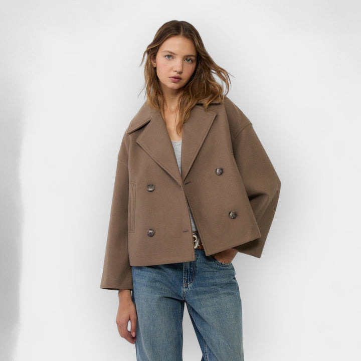 Short Double-Breasted Coat