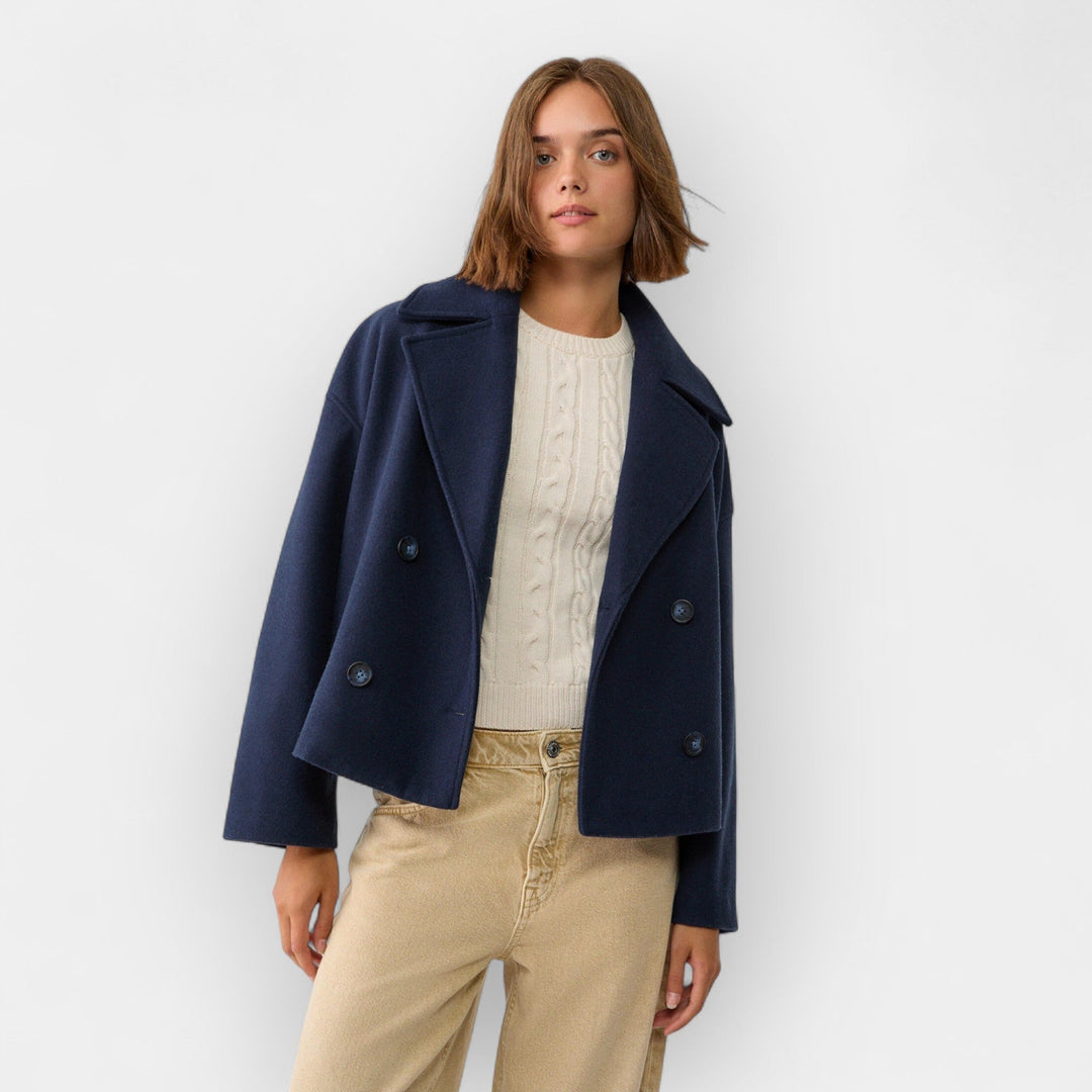 Short Double-Breasted Coat